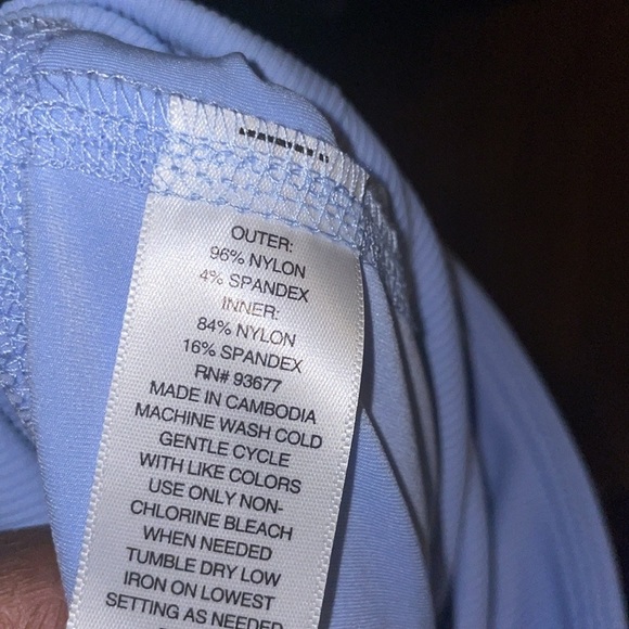 Arizona Built In Shorts Mid Rise Skirt- (Waist across 36” Length 14.5”) - Picture 8 of 8